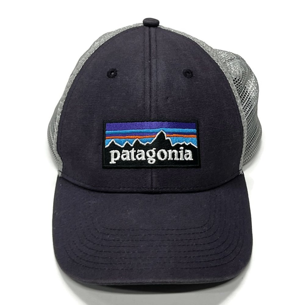 Patagonia P-6 Logo LoPro Trucker Hat Purple‎ Adjustable Snapback Mesh Cap 38016